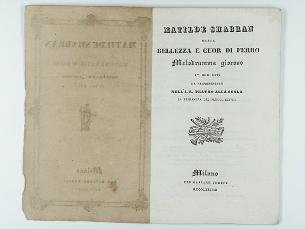 Matilde Shabran ossia Bellezza e cuor di ferro