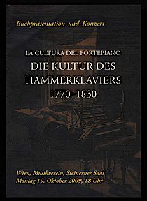 Buchpräsentation Die Kultur des Hammerklaviers S.1