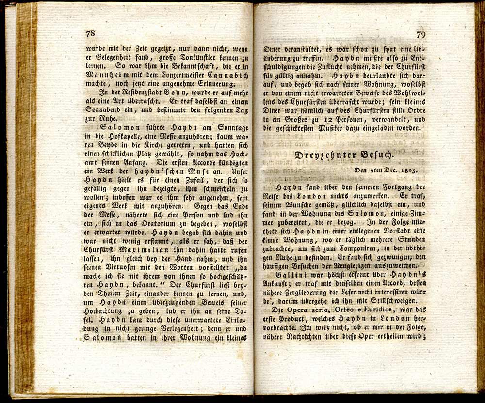 Biographische Nachrichten von Joseph Haydn