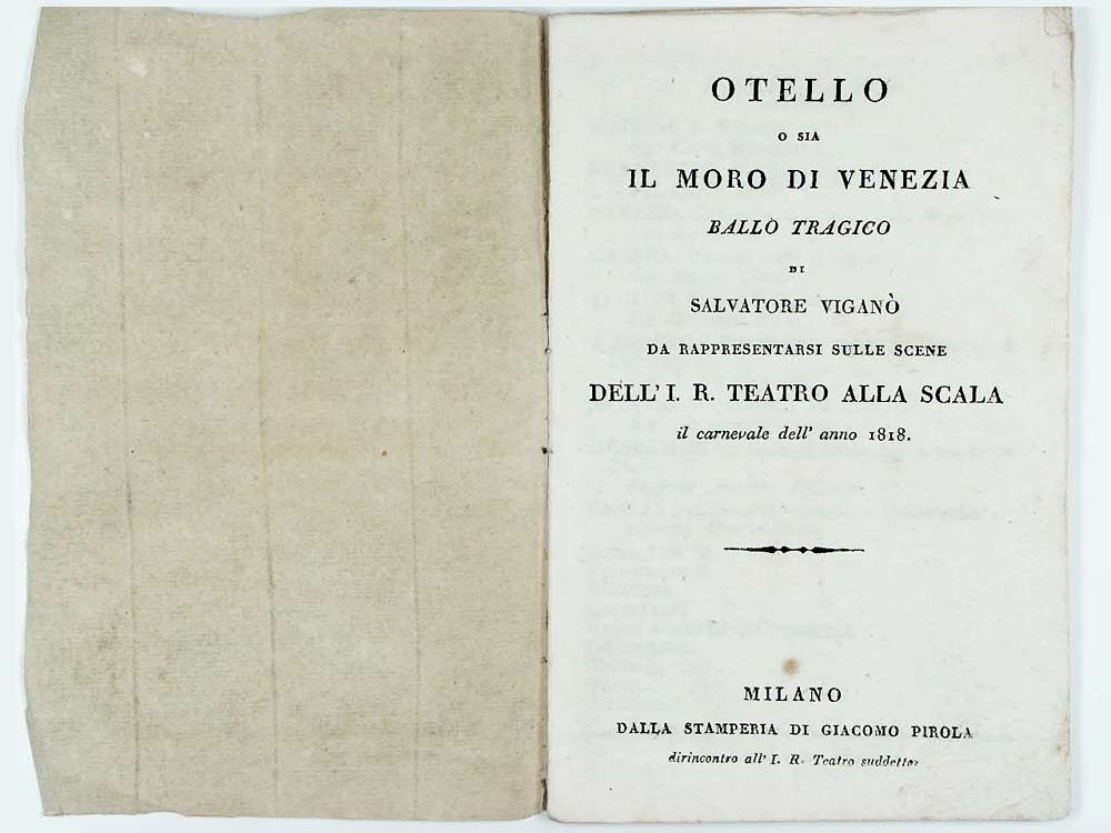 Otello o sia Il moro di Venezia
