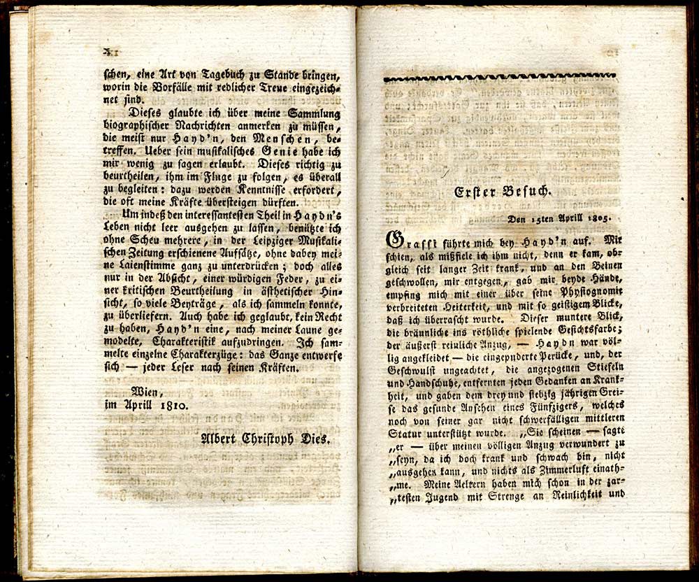 Biographische Nachrichten von Joseph Haydn
