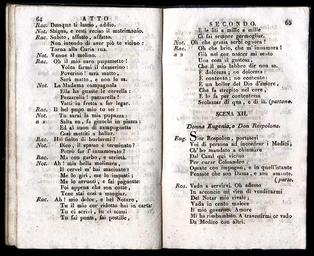 La molinara ossia L' amor contrastato