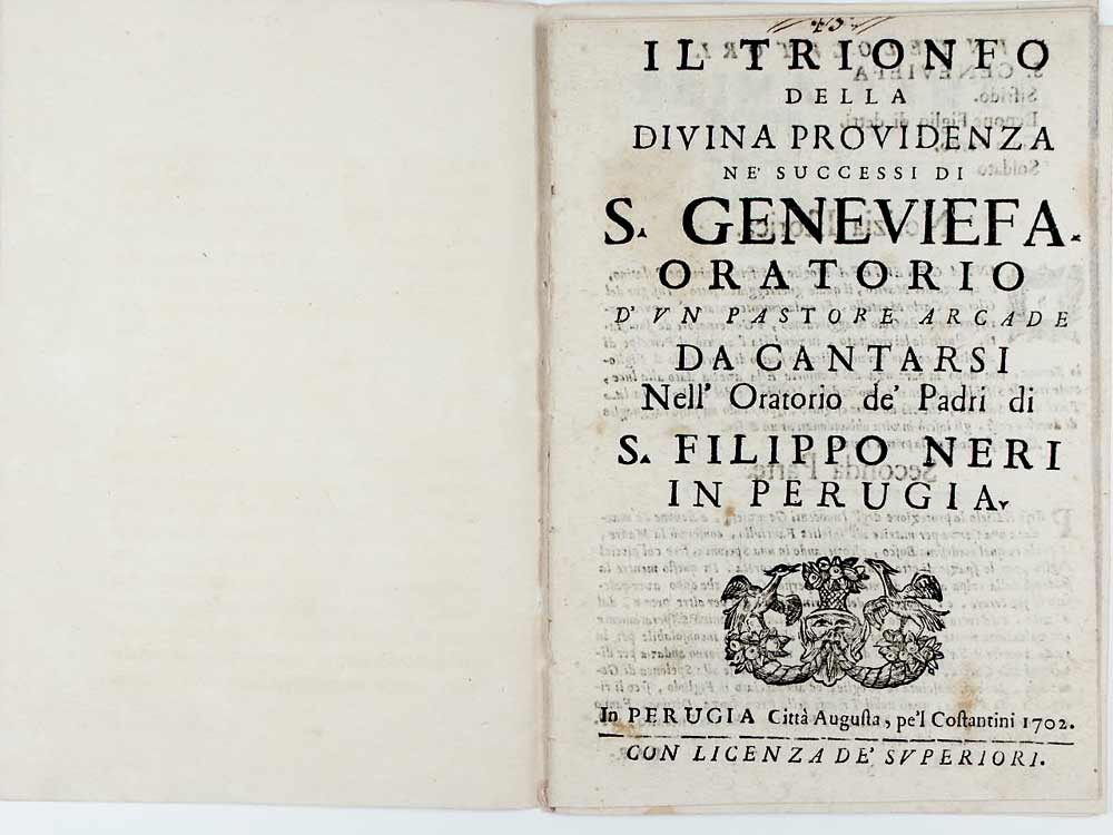 Il trionfo della divina providenza ne' successi di S. Geneviefa