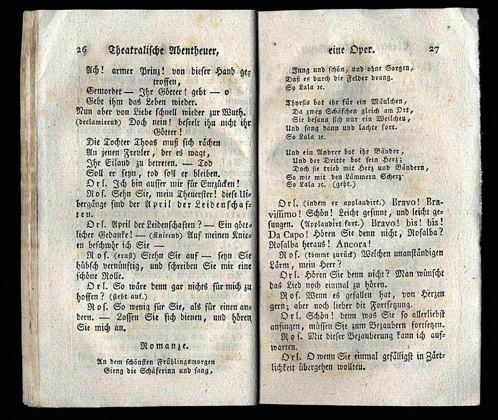 Theatralische Abentheuer