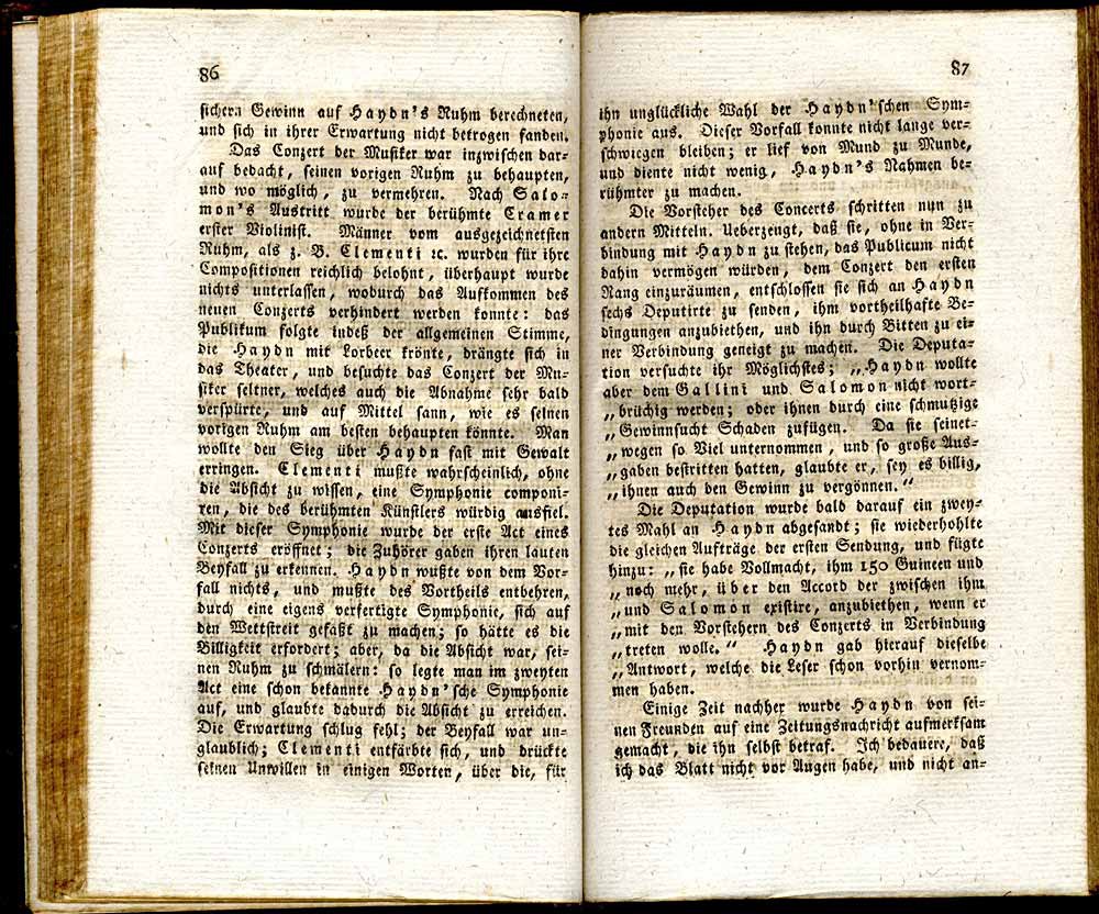 Biographische Nachrichten von Joseph Haydn