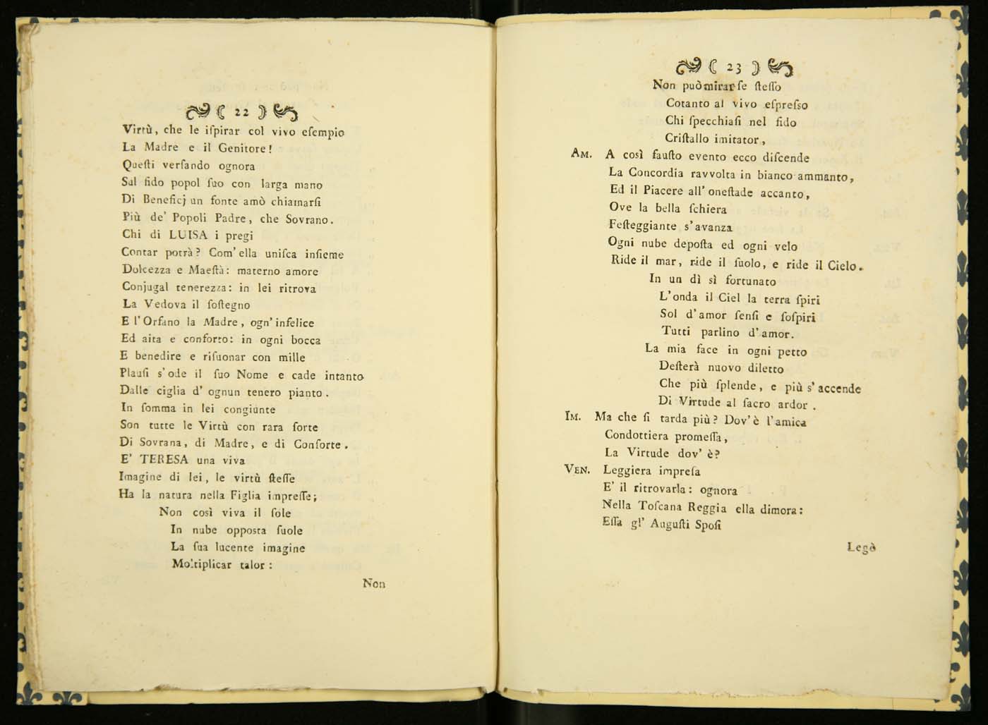 La pace tra Amore ed Imeneo