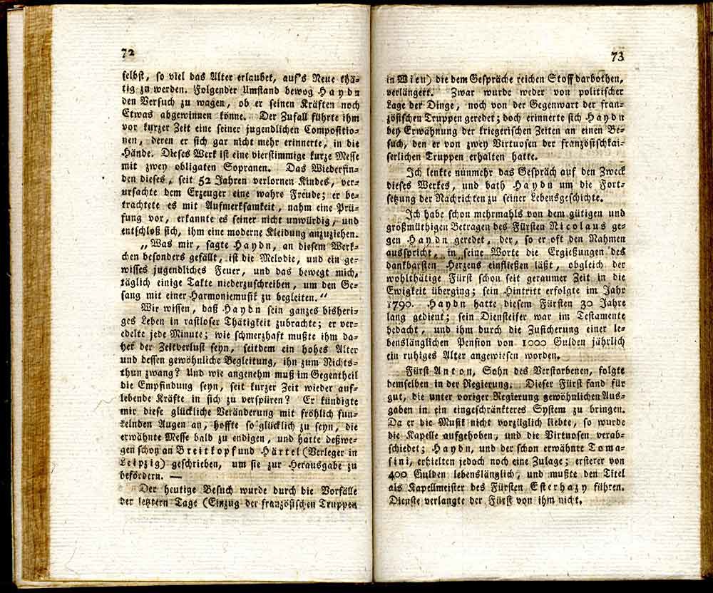 Biographische Nachrichten von Joseph Haydn