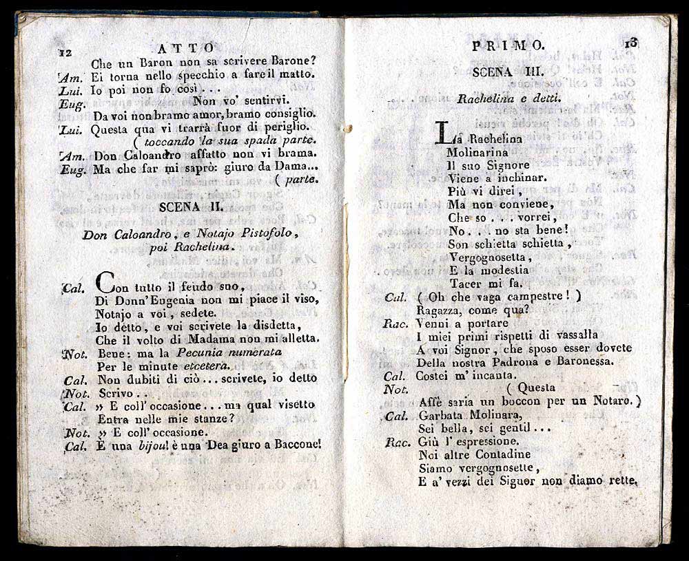 La molinara ossia L' amor contrastato
