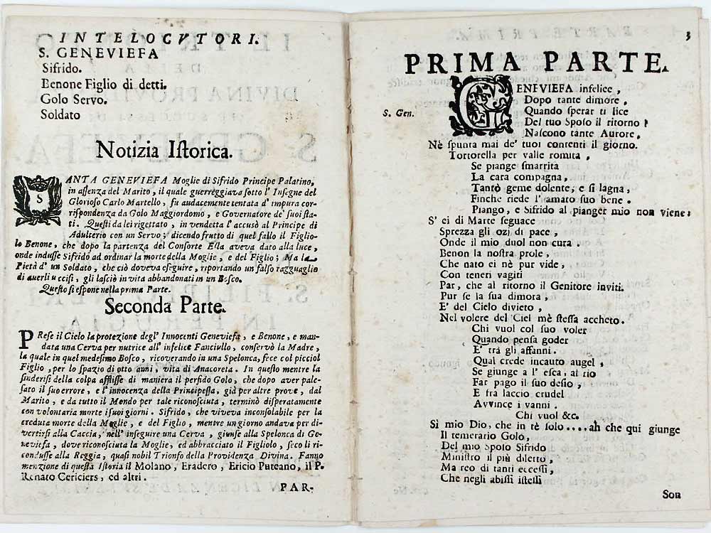 Il trionfo della divina providenza ne' successi di S. Geneviefa
