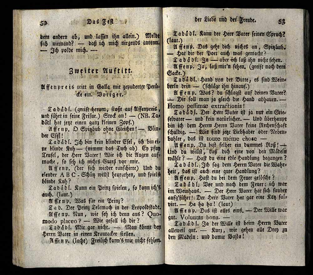 Das Fest der Liebe und der Freude