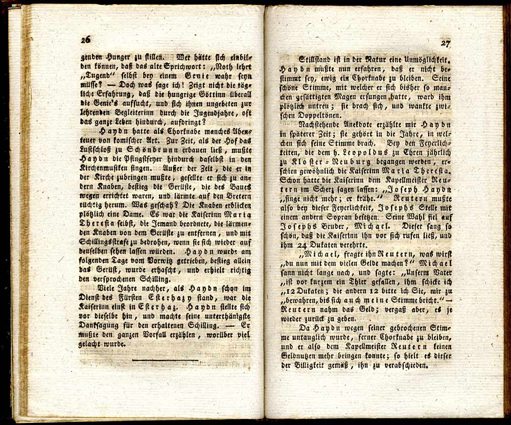 Biographische Nachrichten von Joseph Haydn