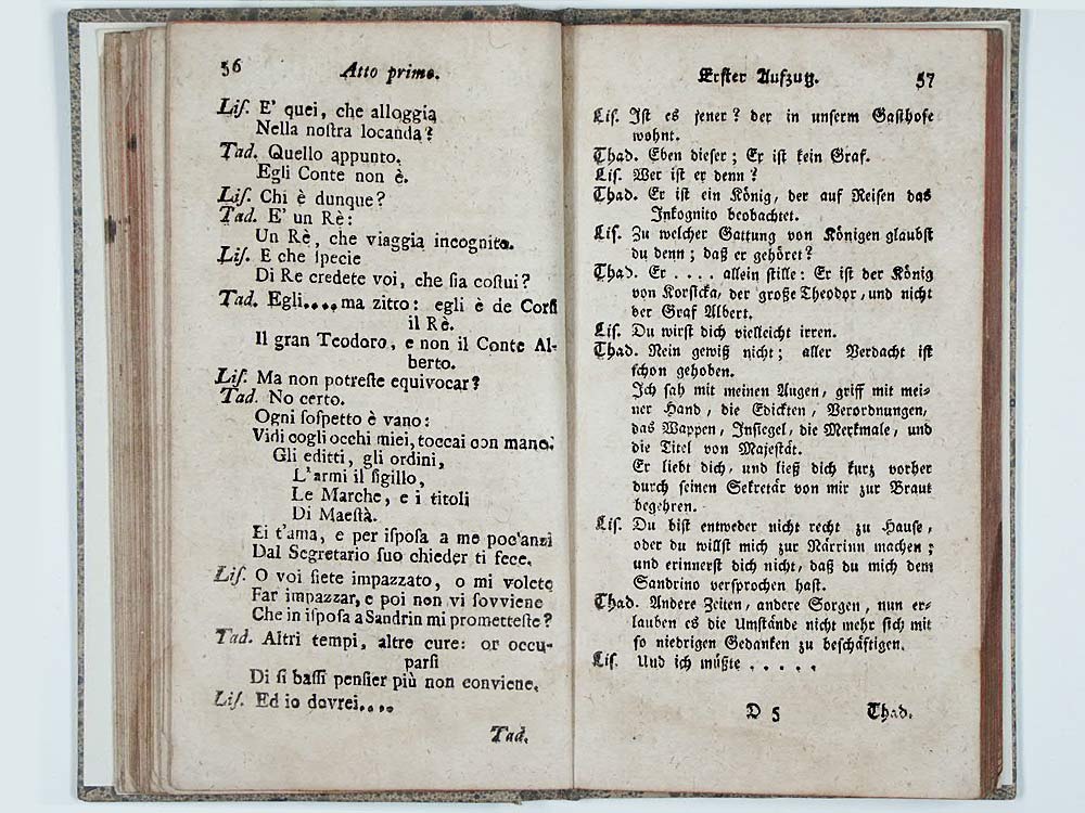 Il re Teodoro in Venezia