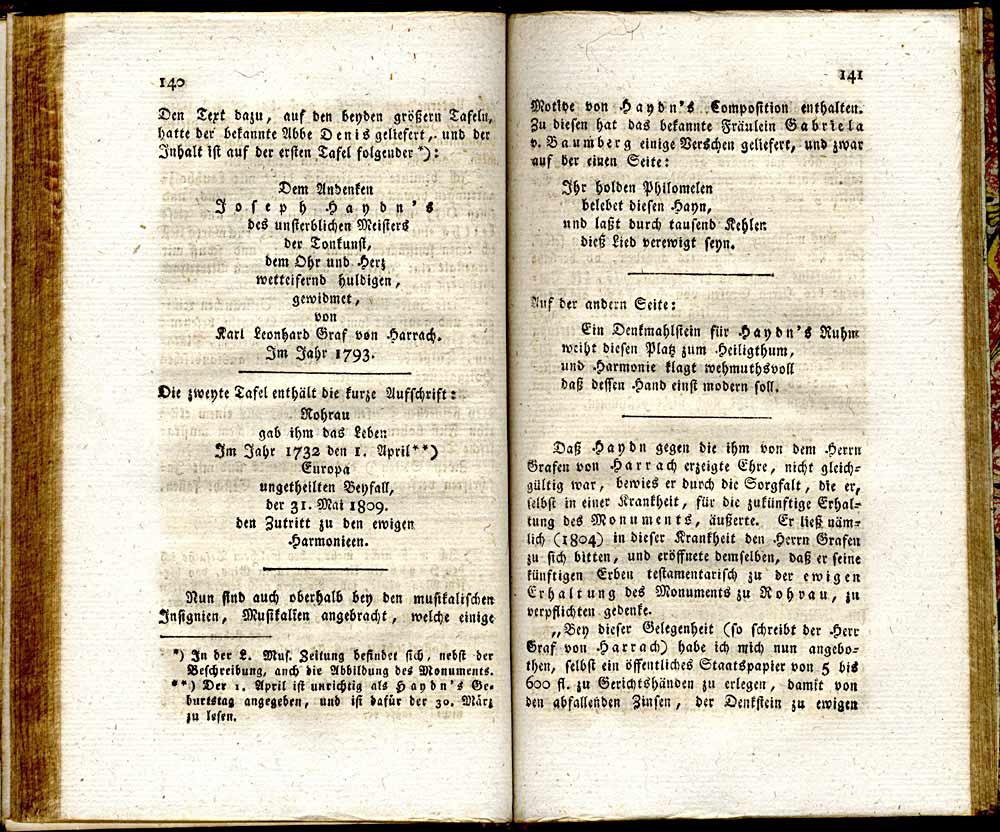 Biographische Nachrichten von Joseph Haydn