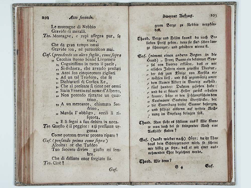 Il re Teodoro in Venezia