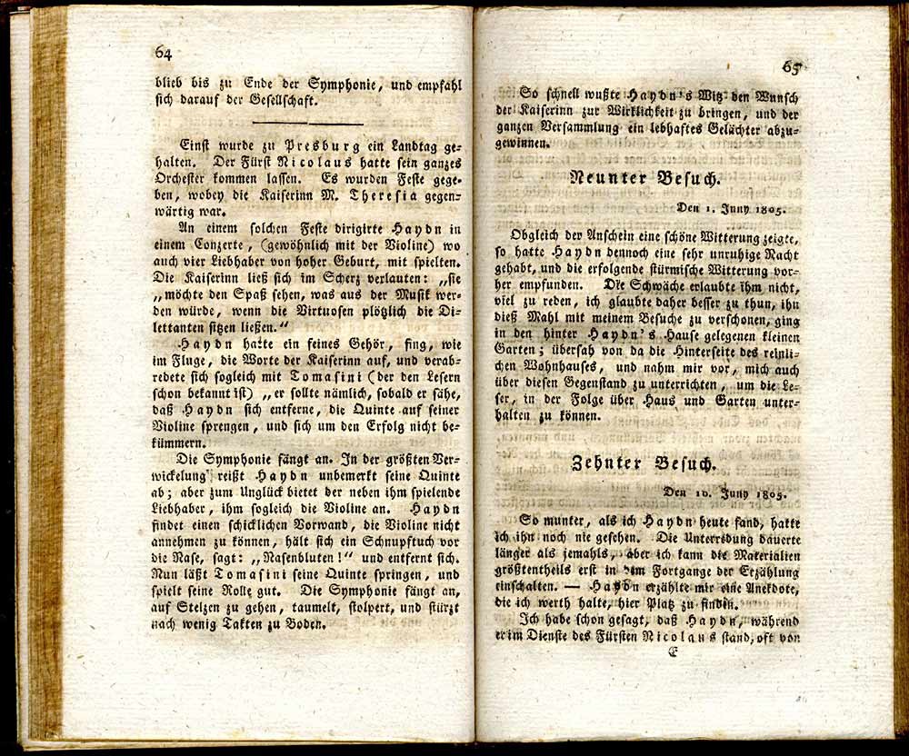 Biographische Nachrichten von Joseph Haydn