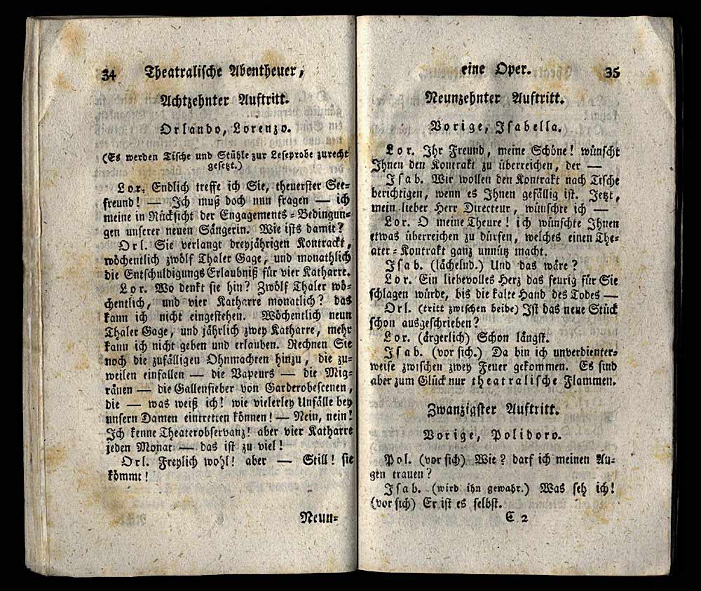 Theatralische Abentheuer