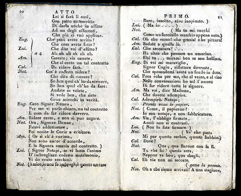 La molinara ossia L' amor contrastato