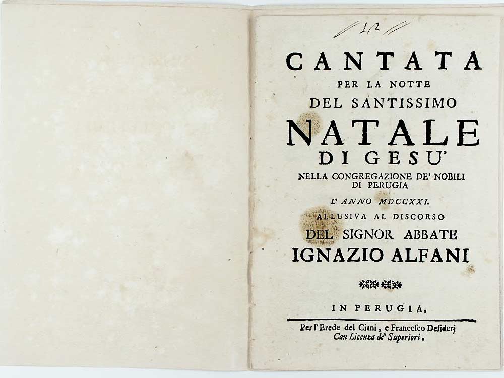 Cantata per la notte del Santissimo Natale di Gesu'